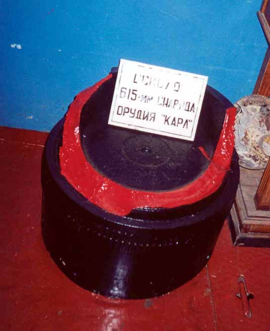 Splinter of the Karl's 615mm shell