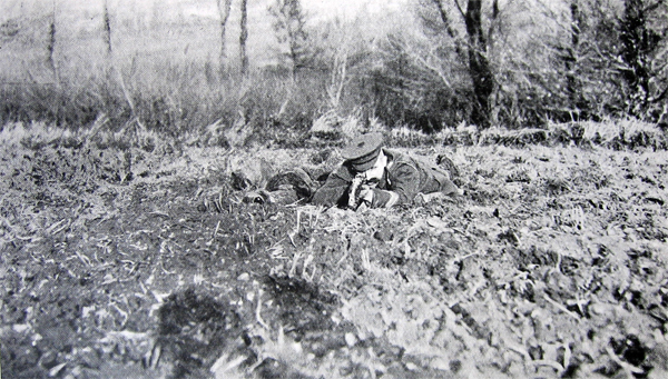 1. There are two snipers here—one in uniform and one in a " sniper's robe