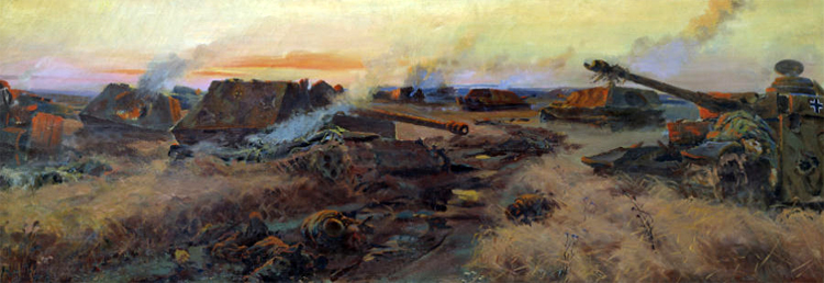 P. Krivonogov. Kursk battle