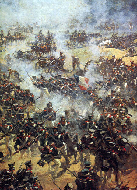 French infantry column under General Friant