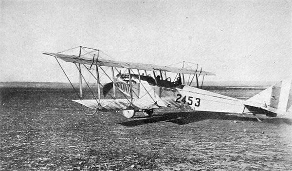 A Curtiss Training Plane at Kelly Field U. S. Air Service Photo 