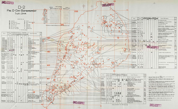 D-2 Pre D-Day Bombardment Iwo Jima