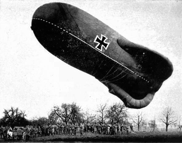 An A.E. Balloon ready to ascend