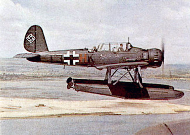 Arado in flight