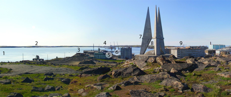 Panorama de Port Dikson en 2008