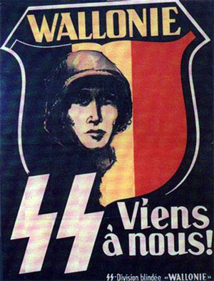 Come with us. SS Panzer Division "Wallonie"