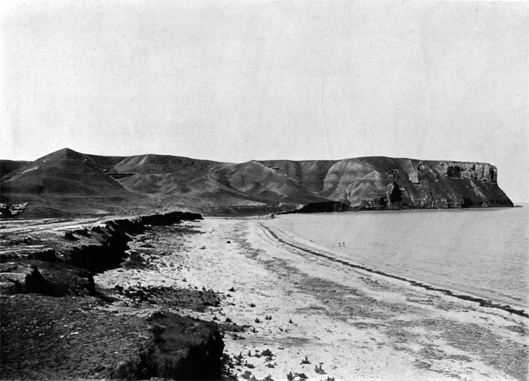 Ford near mouth of Alma River and path, used by Bouat brigade from Bosquet division