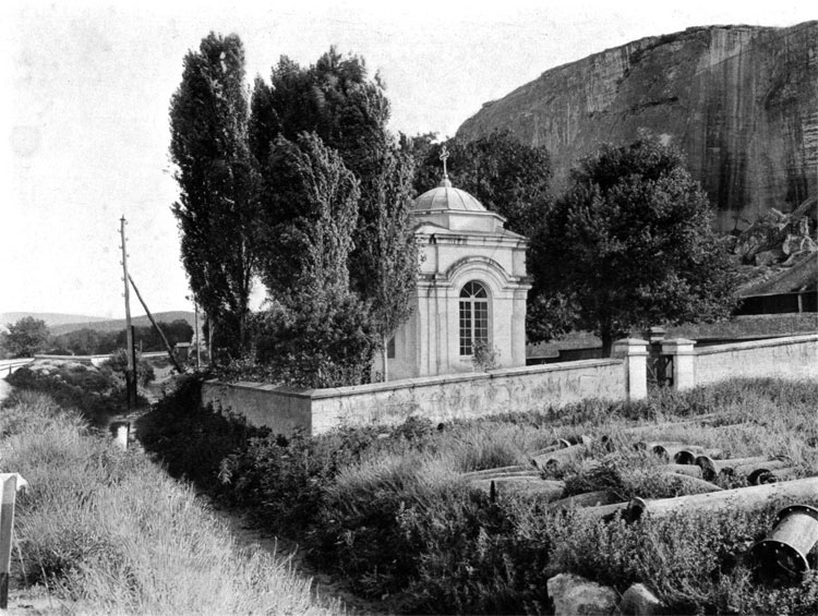 Chapel near lower part of the Quarry Ravine