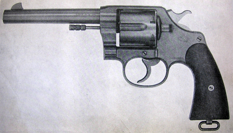 Side view of the revolver