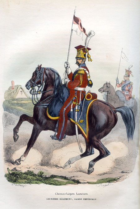 Chevan-Legers Lanciers . Deuxieme Regiment, Garde Imperiale